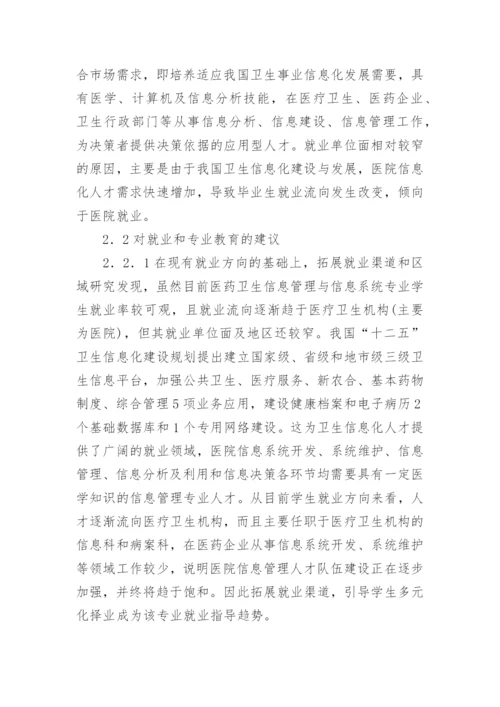 本科毕业生就业医药卫生论文.docx