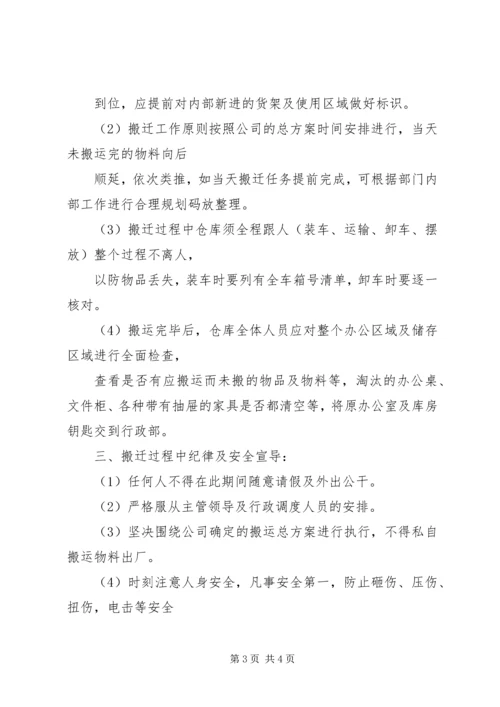 昆明学院整体搬迁工作计划 (4).docx