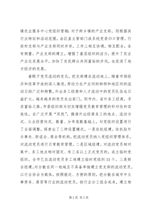 新形势下基层党组织设置的思考.docx