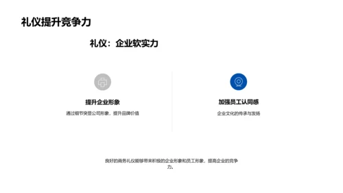 商务礼仪年度讲座PPT模板