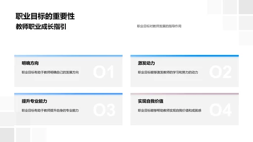 教师职业成长报告PPT模板