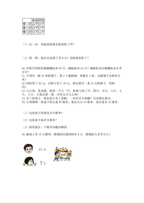 小学二年级上册数学应用题100道【综合题】.docx
