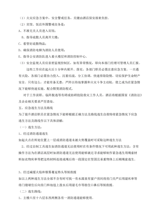 消防疏散应急专题预案.docx