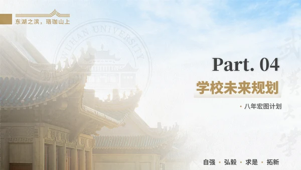 武汉大学通用汇报PPT模版
