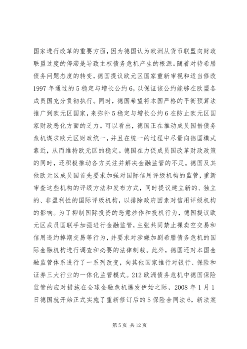 债务危机中保险监管的应对与启示.docx