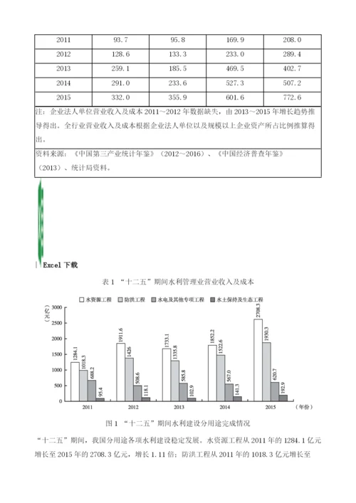 中国水利、环境和公共设施管理业发展情况.docx