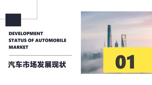 黄色简约风汽车行业消费者洞察报告