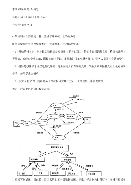 软件工程期末复习应用题.docx