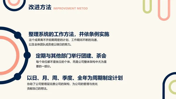 简约风黄色工作汇报年中总结PPT