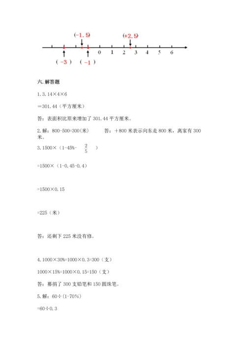 小学数学试卷六年级下册期末测试卷精品（满分必刷）.docx