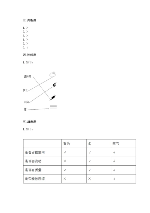 教科版三年级上册科学期末测试卷精品（b卷）.docx