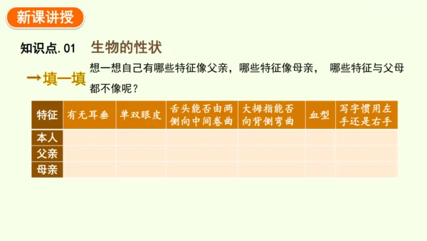 7.2.1基因控制生物的性状-八年级生物人教版下学期同步精品课件(共27张PPT)