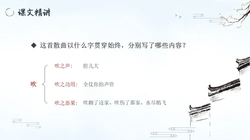 朝天子咏喇叭水墨语文课件PPT语文九年级下册