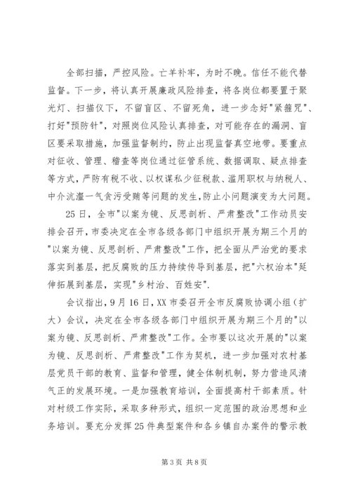 以案为镜反思剖析严肃整改心得体会.docx