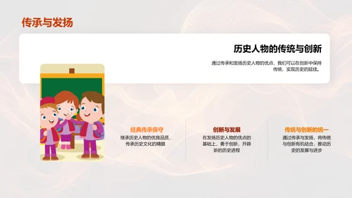 历史人物优点学习PPT模板