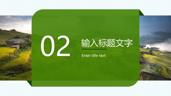 振兴乡村方案PPT模板