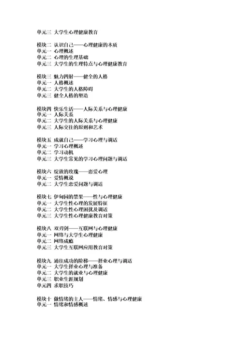 大学生心理健康教育参考书