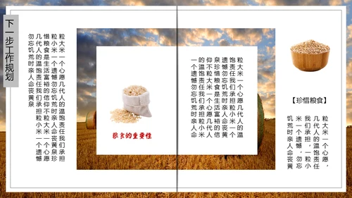 大粮仓粮食丰秋通用PPT模板