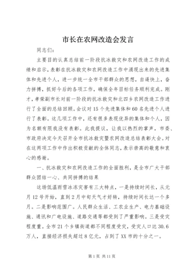 市长在农网改造会发言.docx