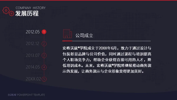 工业时代机械齿轮通用PPT模板