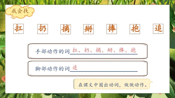 【核心素养】部编版语文一年级下册-17. 小猴子下山 第2课时（课件）