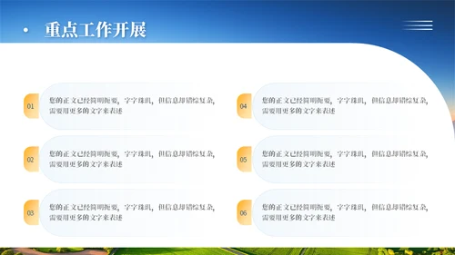乡村振兴项目工作汇报通用PPT模板