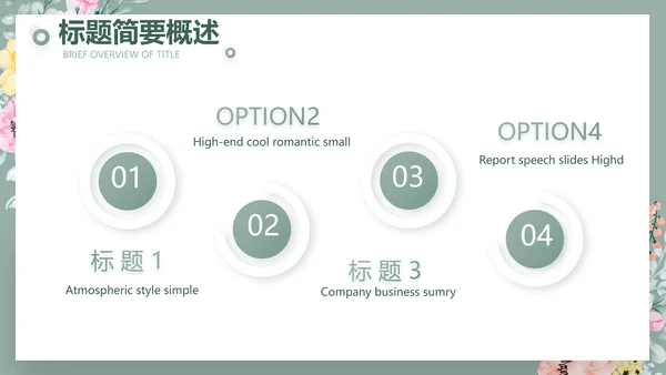 绿色水彩风公司产品介绍宣传通用PPT动态模板