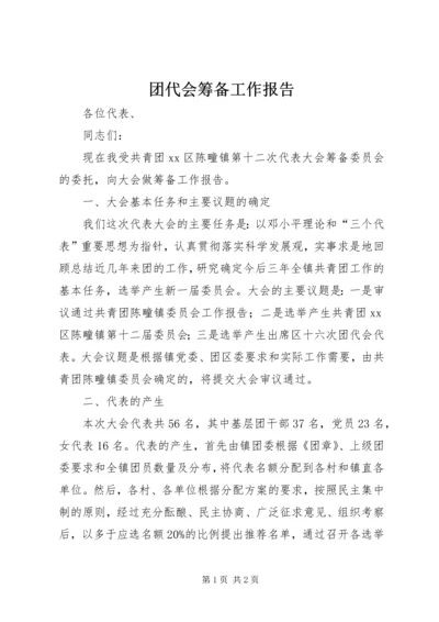 团代会筹备工作报告.docx