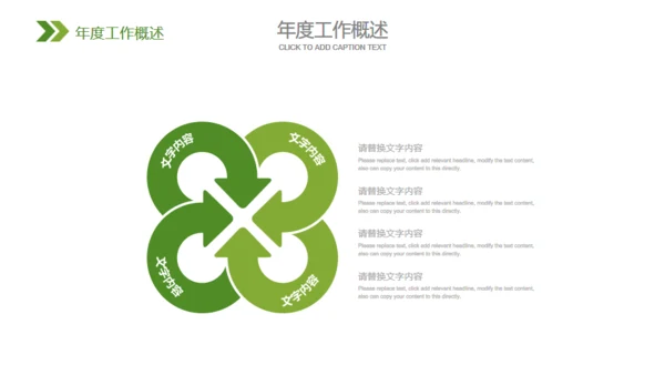 有机绿色蔬菜工作汇报通用PPT模板
