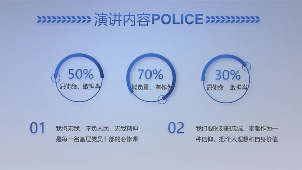 蓝色大气扫黑除恶专项斗争动态PPT