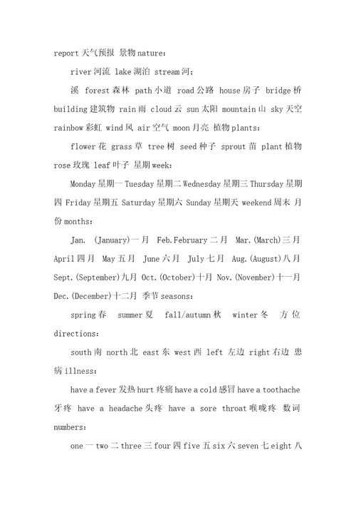 2022年小升初英语语法总结及习题