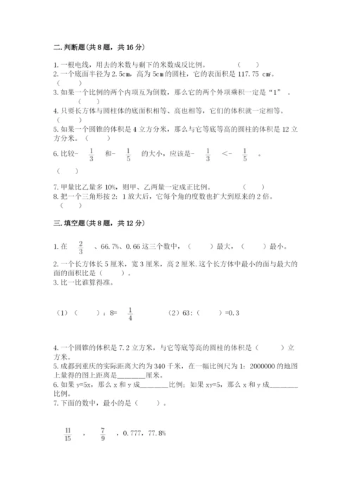 小升初数学期末测试卷（典优）.docx