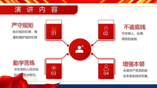服从命令严守纪律八一军事部队PPT