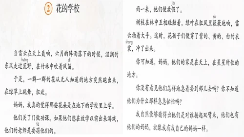 2《花的学校》   课件