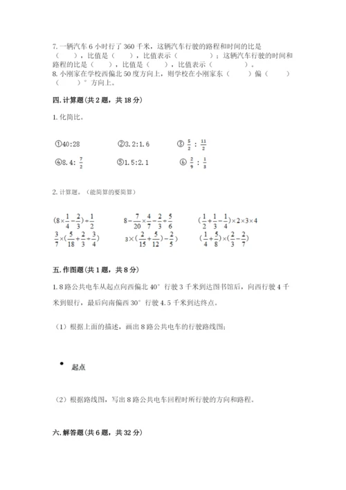 人教版六年级上册数学期末测试卷含答案（典型题）.docx