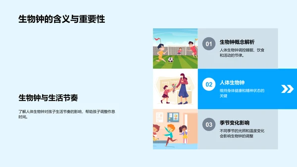 夏至与儿童作息PPT模板