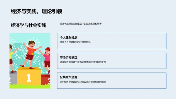 经济学原理探析PPT模板