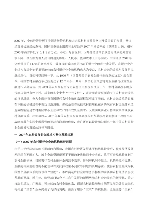 中国农村银行业金融机构发展报告.docx