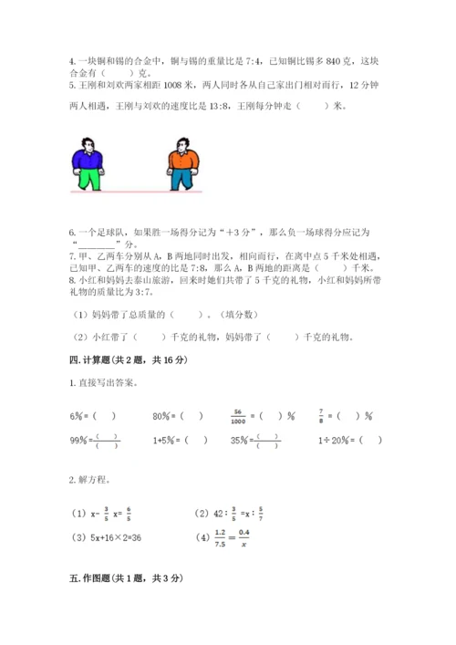 沪教版小学六年级下册数学期末综合素养测试卷精品（典优）.docx