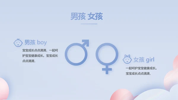 蓝色创意科学家庭育儿母婴动态PPT