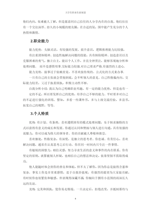 21页10000字金融工程专业职业生涯规划.docx