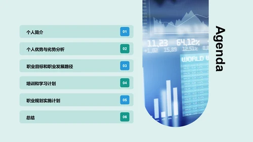 绿色商务现代个人职业发展述职PPT模板