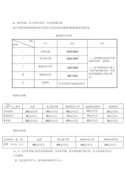 【精编】销售人员薪资及绩效考核管理办法.docx