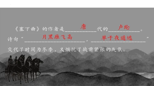 22古诗三首《塞下曲》课件