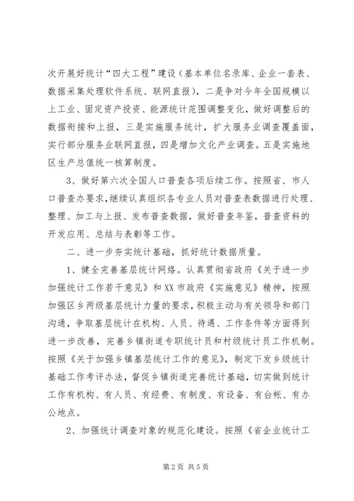 统计局年度统计执法计划.docx