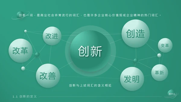 《持续创新》企业文化培训课件通用PPT模板