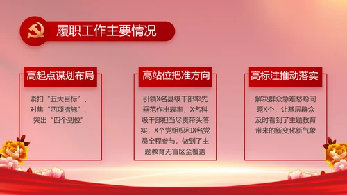 党支部党员风采展示年年终总结PPT