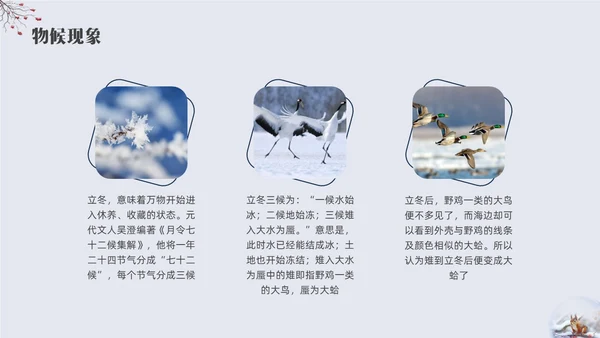 简约实拍立冬主题班会PPT课件