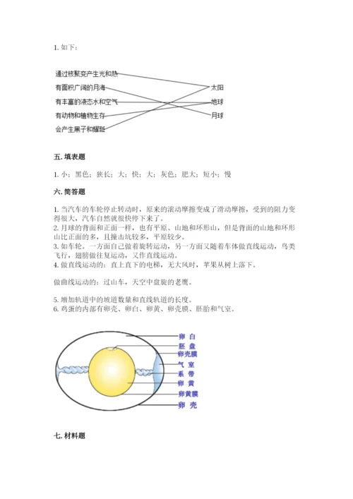 教科版科学三年级下册 期末测试卷含答案【巩固】.docx