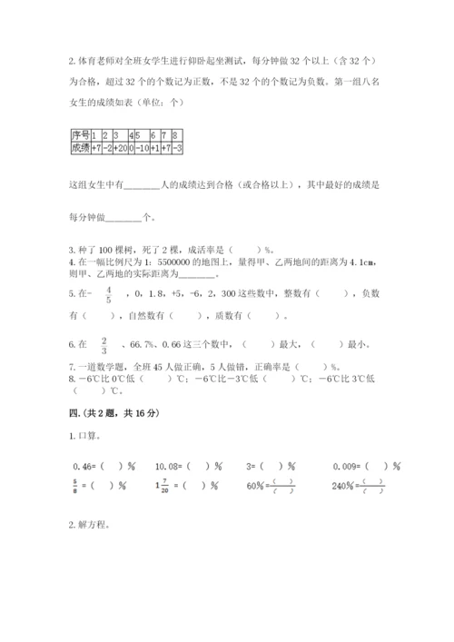 贵州省【小升初】2023年小升初数学试卷word版.docx